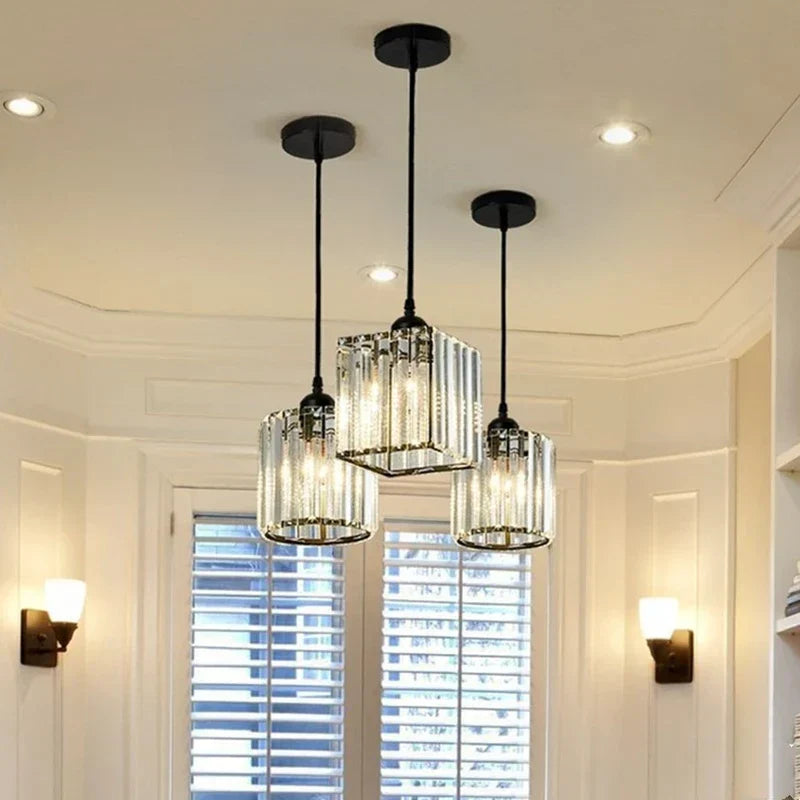GlinsterLicht - Luxe K9 Kristallen Hanglamp met LED Verlichting voor Woonkamer of Eetkamer