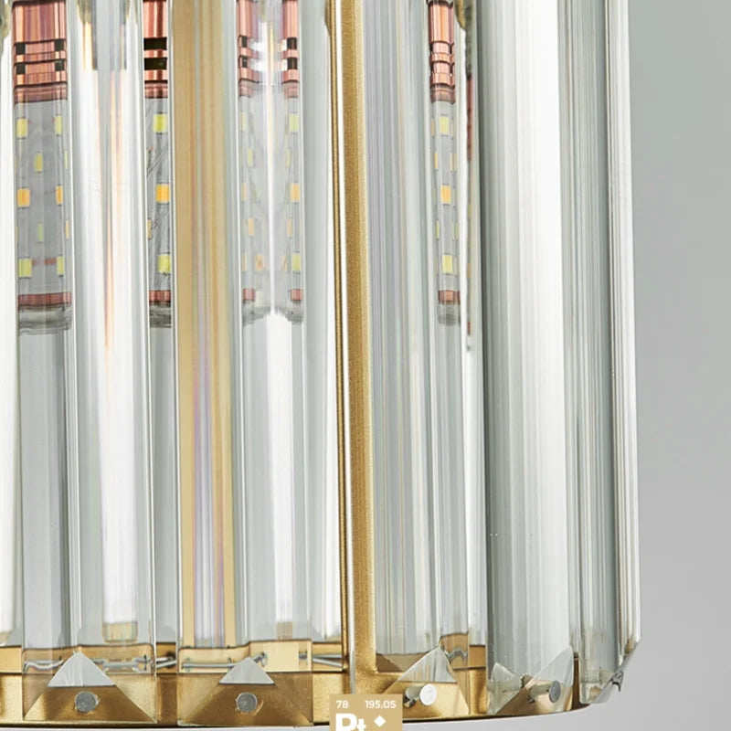 GlinsterLicht - Luxe K9 Kristallen Hanglamp met LED Verlichting voor Woonkamer of Eetkamer