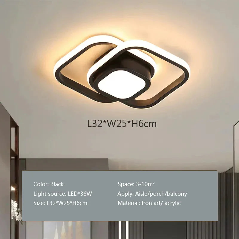 Moderne LED Plafondlamp – Stijlvol en Ruimtebesparend voor Elke Kamer