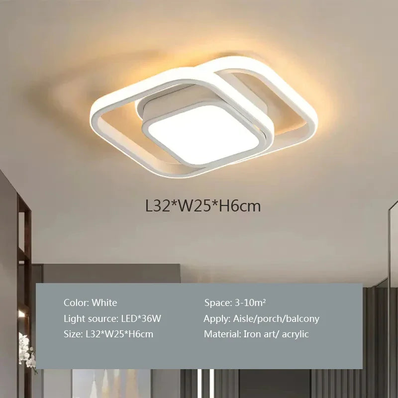 Moderne LED Plafondlamp – Stijlvol en Ruimtebesparend voor Elke Kamer