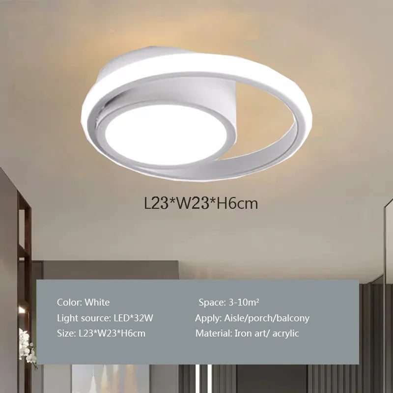 Moderne LED Plafondlamp – Stijlvol en Ruimtebesparend voor Elke Kamer