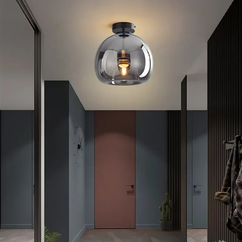 PureLicht - Minimalistische Glazen Plafondlamp voor Slaapkamer en Woonkamer