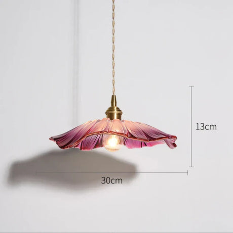 FloraGlimmer - Moderne Bloemvormige Hanglamp | Glas Design | LED Verlichting voor Woonkamer en Eetkamer