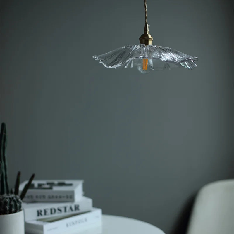 FloraGlimmer - Moderne Bloemvormige Hanglamp | Glas Design | LED Verlichting voor Woonkamer en Eetkamer