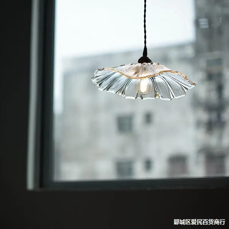 FloraGlimmer - Moderne Bloemvormige Hanglamp | Glas Design | LED Verlichting voor Woonkamer en Eetkamer