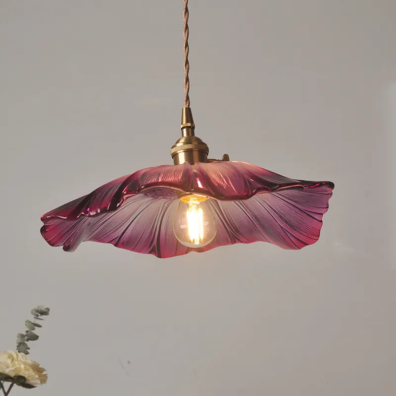 FloraGlimmer - Moderne Bloemvormige Hanglamp | Glas Design | LED Verlichting voor Woonkamer en Eetkamer
