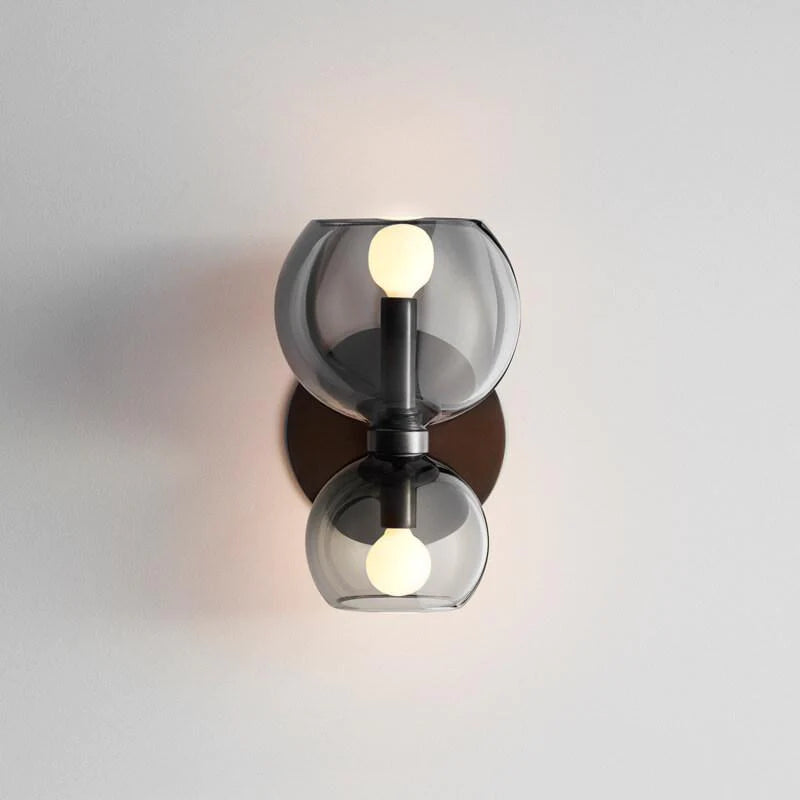 Moderne LED Wandlamp voor Woonkamer of Slaapkamer | Dimbaar en Stijlvol | Metaal en Glas | Eenvoudige Installatie