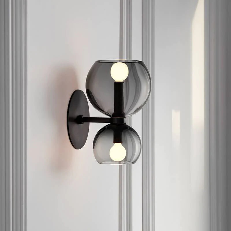 Moderne LED Wandlamp voor Woonkamer of Slaapkamer | Dimbaar en Stijlvol | Metaal en Glas | Eenvoudige Installatie