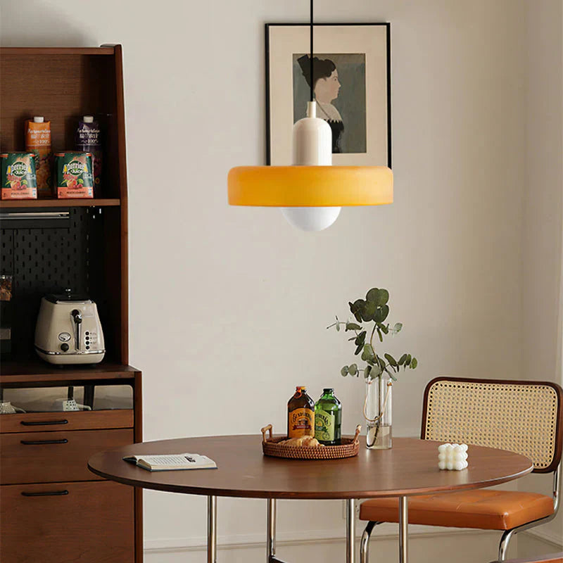 Scandinavische Hanglamp voor Woonkamer en Eetkamer – Minimalistisch Design met Verstelbare Hoogte – Glas