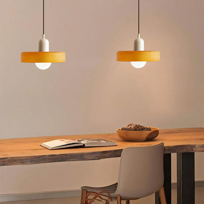 Scandinavische Hanglamp voor Woonkamer en Eetkamer – Minimalistisch Design met Verstelbare Hoogte – Glas