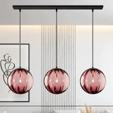 Nordic Minimalistische Moderne Waterpatroon Glazen Bol Hanglamp