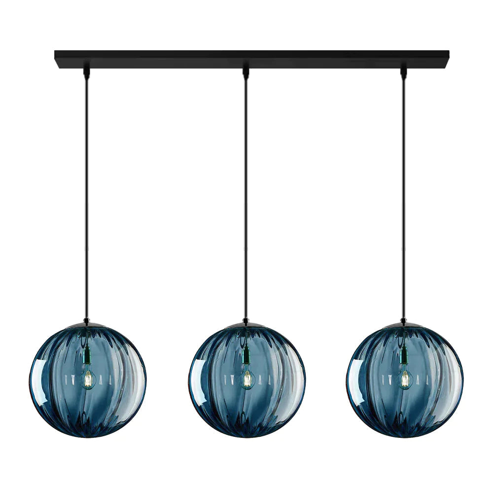 Nordic Minimalistische Moderne Waterpatroon Glazen Bol Hanglamp
