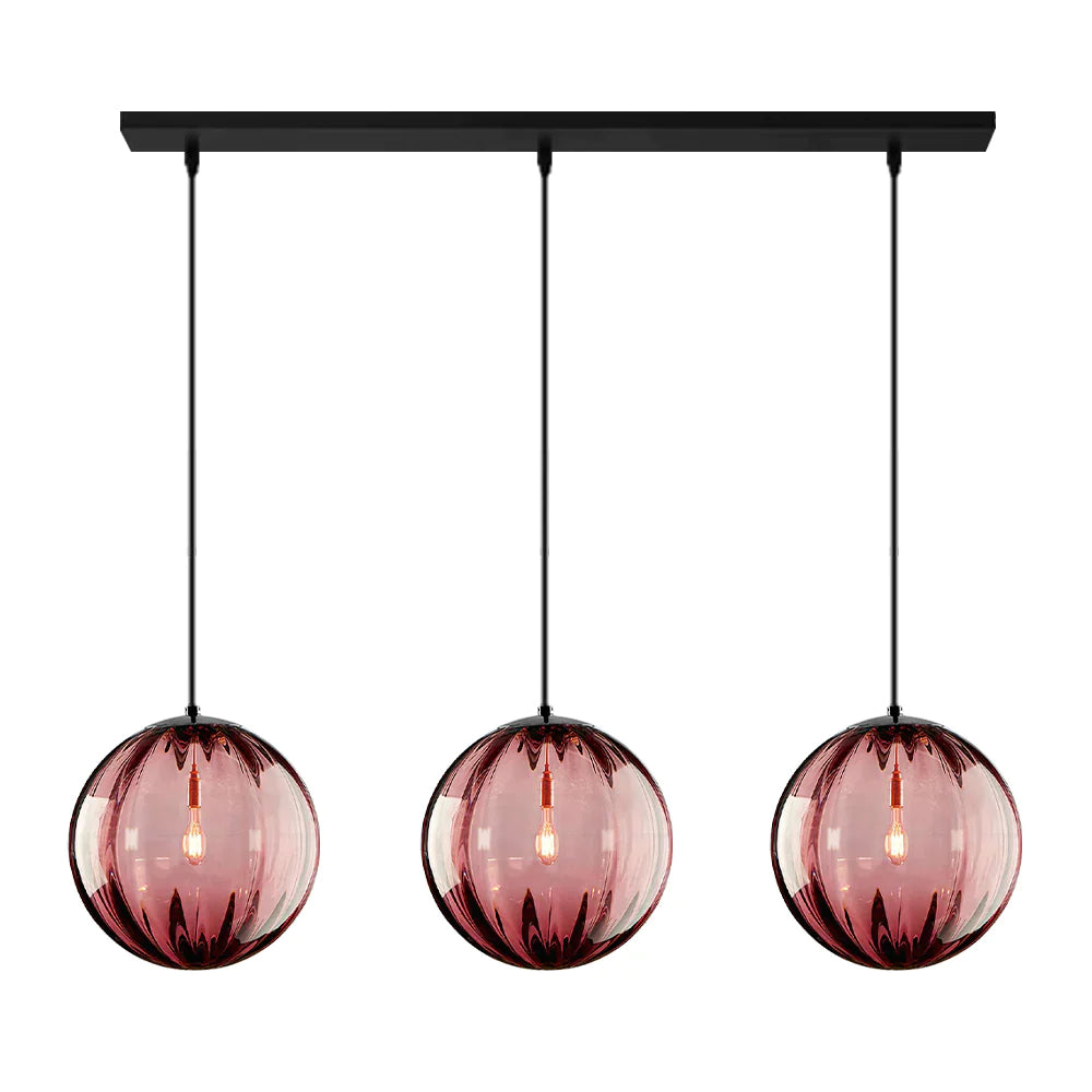 Nordic Minimalistische Moderne Waterpatroon Glazen Bol Hanglamp