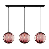 Nordic Minimalistische Moderne Waterpatroon Glazen Bol Hanglamp