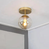 LuminousSphere - Moderne Glazen Bol Plafondlamp | Minimalistisch Design voor Woonkamer, Hal, en Gang