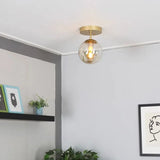 LuminousSphere - Moderne Glazen Bol Plafondlamp | Minimalistisch Design voor Woonkamer, Hal, en Gang