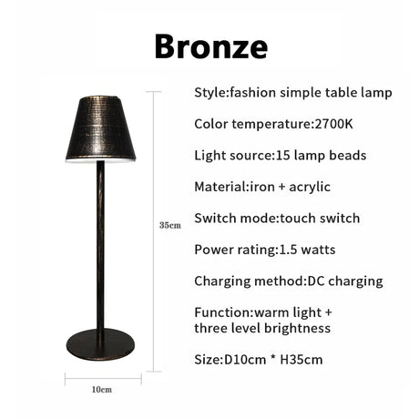 LumiFree - Draadloze bureaulamp | Flexibele en Stijlvolle Verlichting