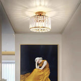 Luxe Kristallen Plafondlamp - Moderne Glans voor Woonkamer, Slaapkamer & Hal