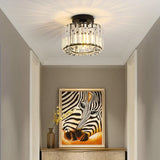 Luxe Kristallen Plafondlamp - Moderne Glans voor Woonkamer, Slaapkamer & Hal
