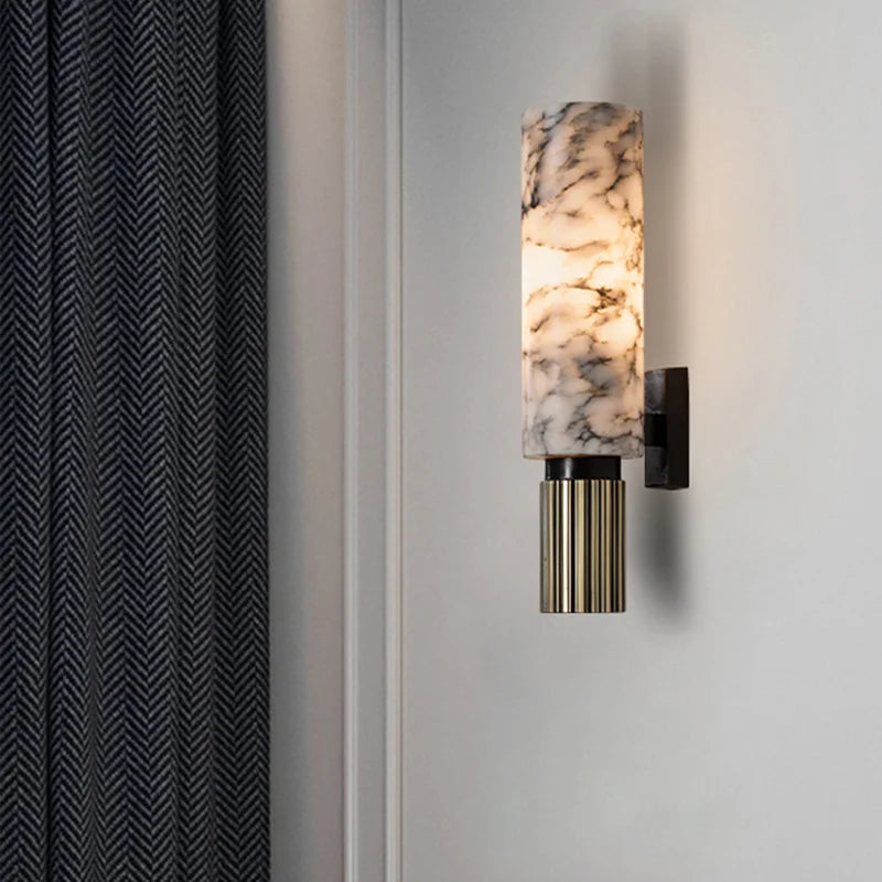 LuxeMarble - Marmer Wandlamp