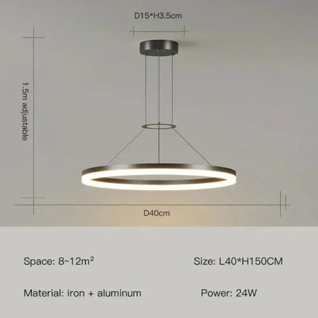 Moderne Hanglamp - Minimalistisch Design voor Woonkamer en Eetkamer