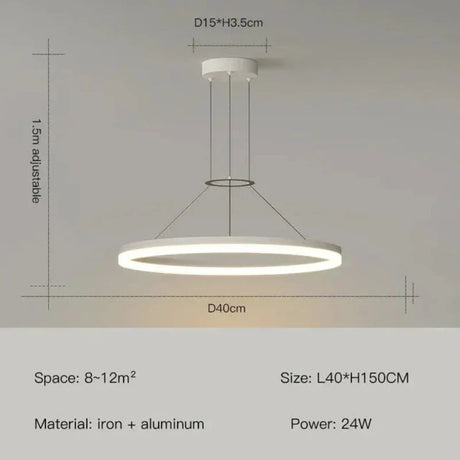 Moderne Hanglamp - Minimalistisch Design voor Woonkamer en Eetkamer