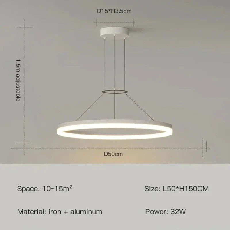 Moderne Hanglamp - Minimalistisch Design voor Woonkamer en Eetkamer
