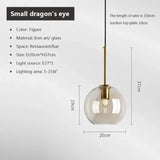 NordicGlas - Moderne Scandinavische Glazen Hanglamp voor Eetkamer en Woonkamer