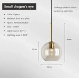 NordicGlas - Moderne Scandinavische Glazen Hanglamp voor Eetkamer en Woonkamer