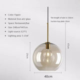 NordicGlas - Moderne Scandinavische Glazen Hanglamp voor Eetkamer en Woonkamer
