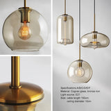 NordicGlas - Moderne Scandinavische Glazen Hanglamp voor Eetkamer en Woonkamer