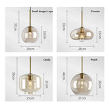 NordicGlas - Moderne Scandinavische Glazen Hanglamp voor Eetkamer en Woonkamer