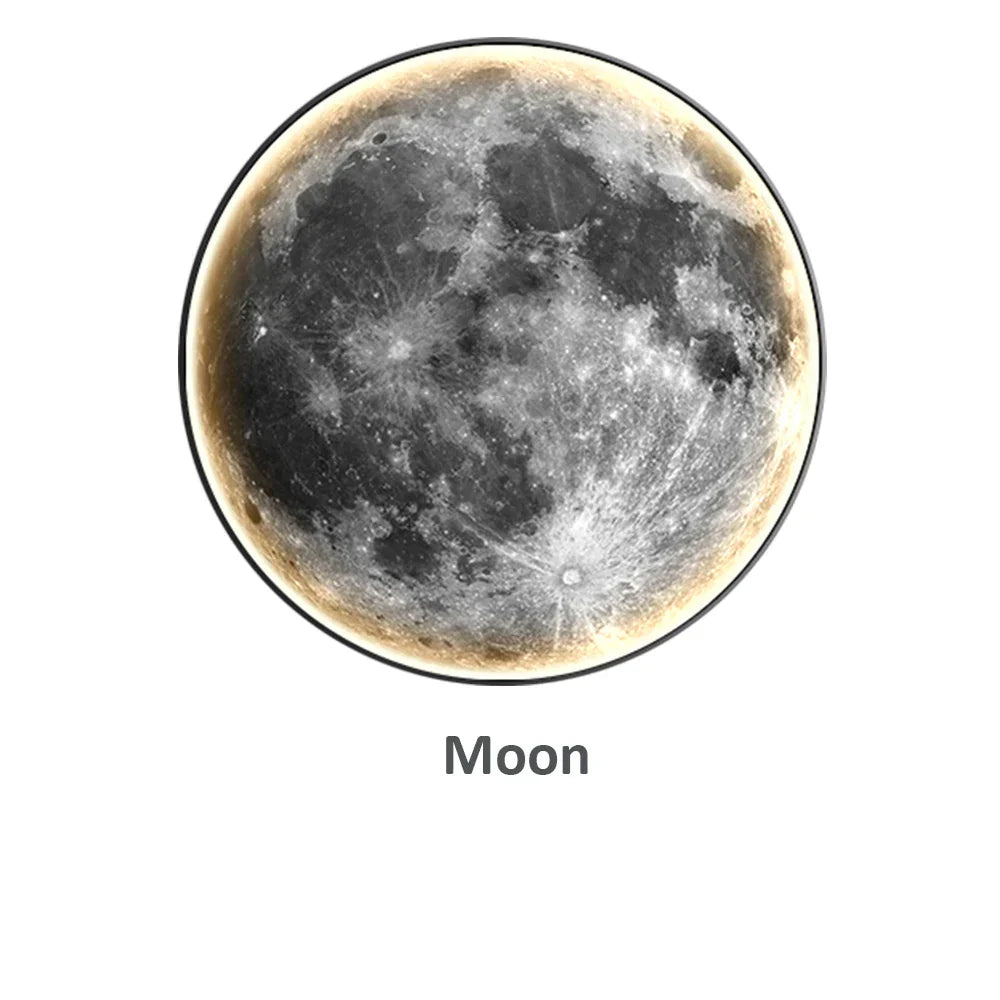 LunaLux - LED Maan Wandlamp