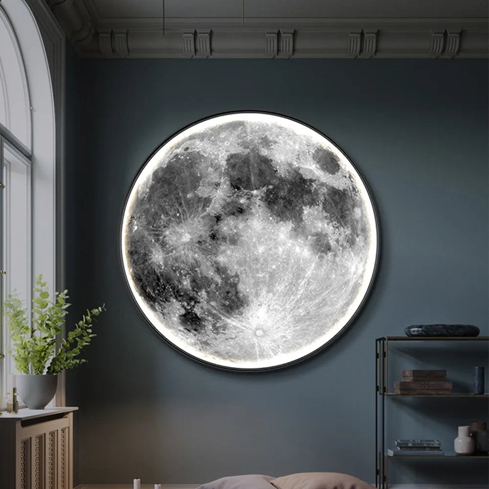 LunaLux - LED Maan Wandlamp