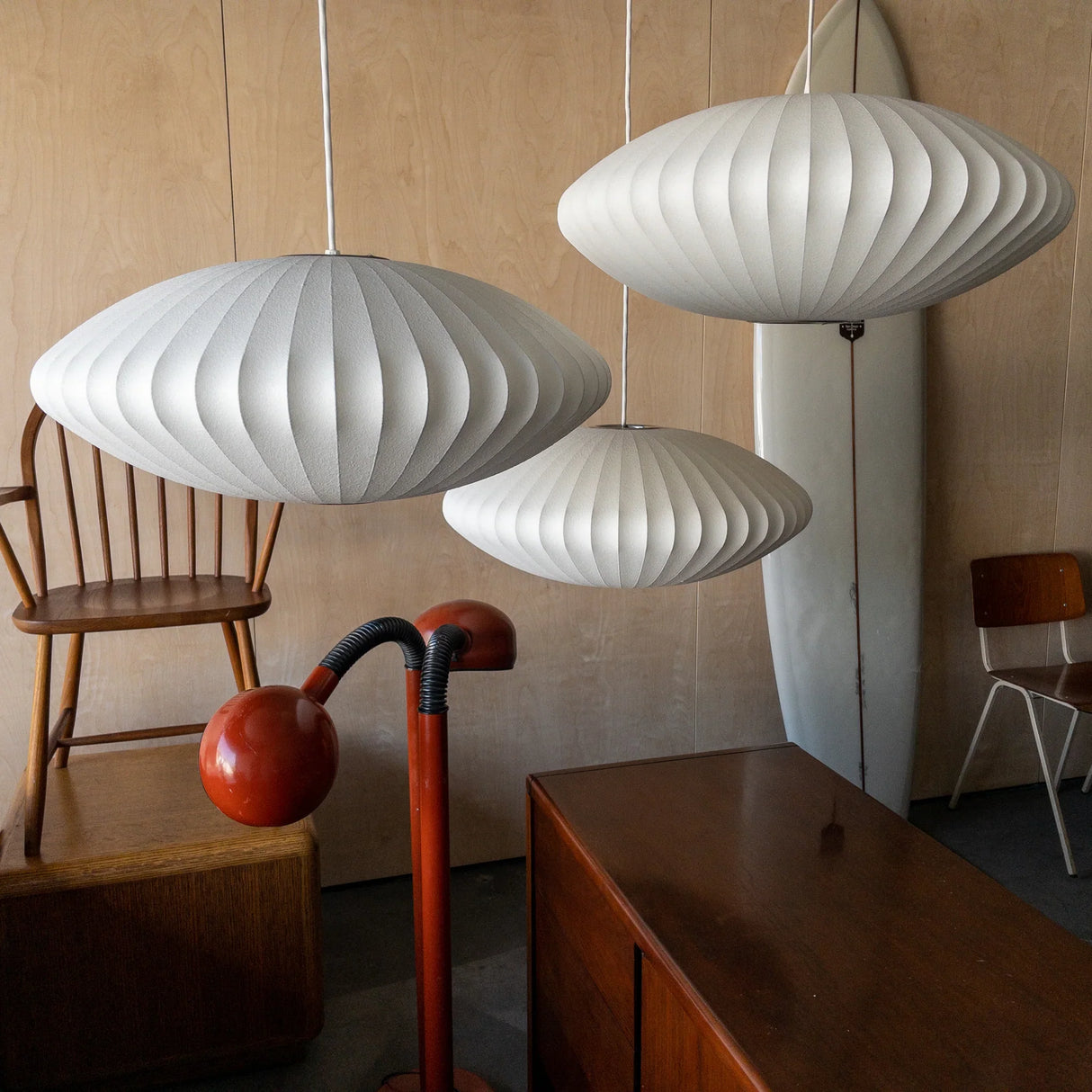 Minimalistische Witte Bubble Hangende Pendel Lamp