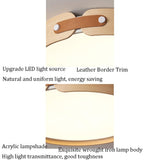 Mid-Century Houten Koepel Plafondlamp