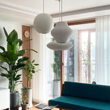 Minimalistische Witte Bubble Hangende Pendel Lamp