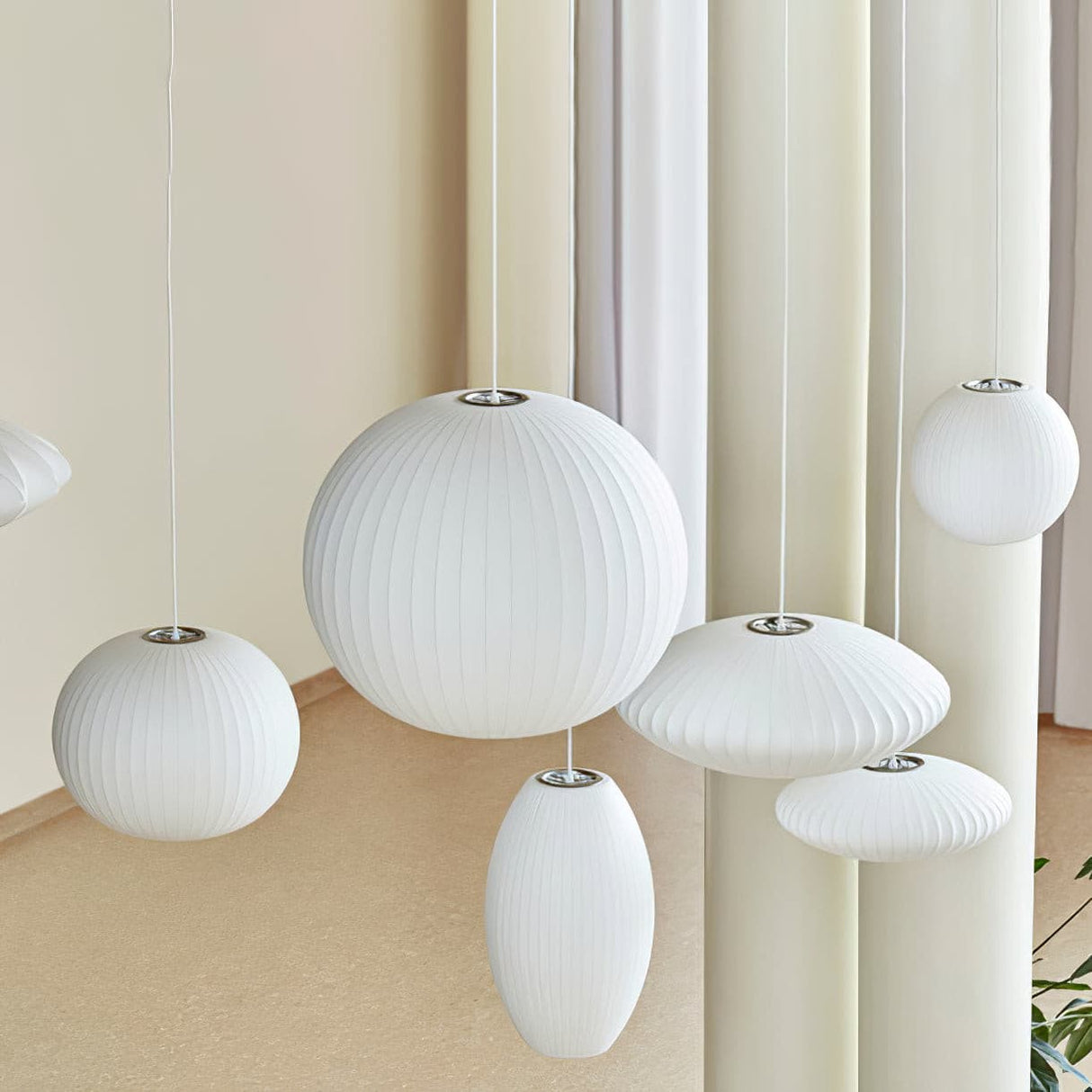 Minimalistische Witte Bubble Hangende Pendel Lamp