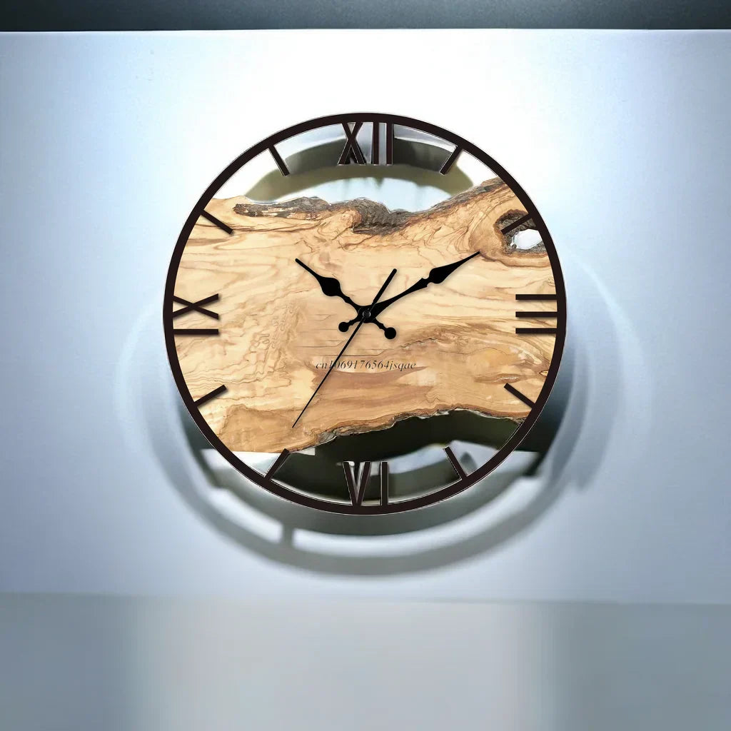 LucidHours Transparante Wandklok | Stijlvolle Moderne Klok voor Thuis