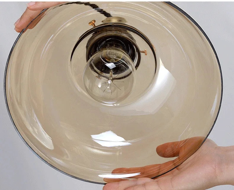 LichtAura - Scandinavische Hanglamp Glas | Klassiek Design voor Eetkamer en Woonkamer