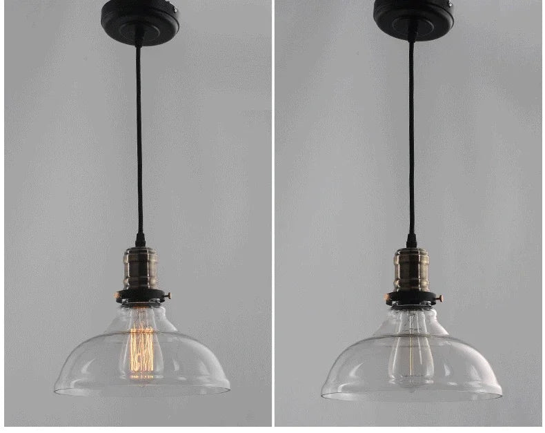 LichtAura - Scandinavische Hanglamp Glas | Klassiek Design voor Eetkamer en Woonkamer