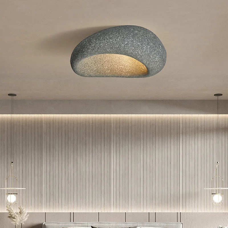 ZenLicht - Wabi Sabi Plafondlamp | Rustiek Design voor Sereen Interieur | Energiezuinige LED Verlichting