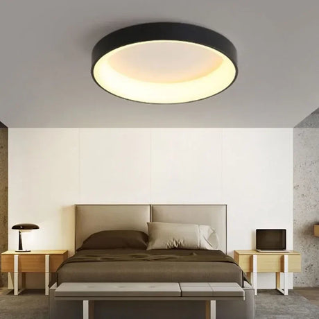 AuroraGlans - Scandinavische Ronde LED Plafondlampen voor Woonkamer & Slaapkamer