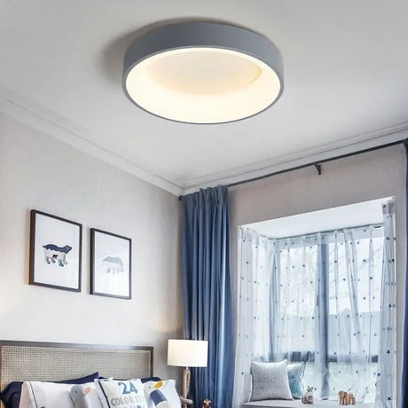 AuroraGlans - Scandinavische Ronde LED Plafondlampen voor Woonkamer & Slaapkamer