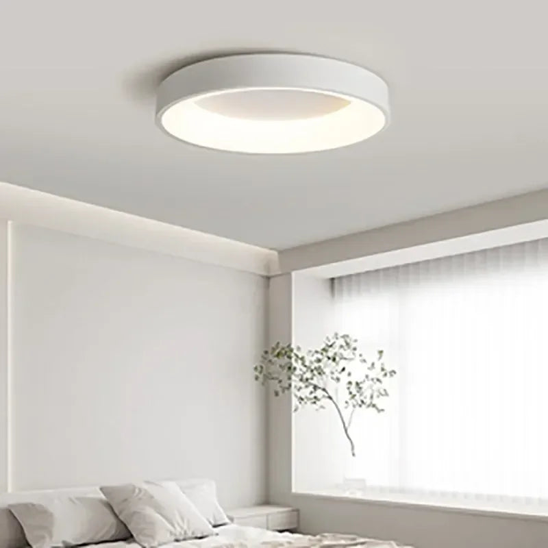 AuroraGlans - Scandinavische Ronde LED Plafondlampen voor Woonkamer & Slaapkamer