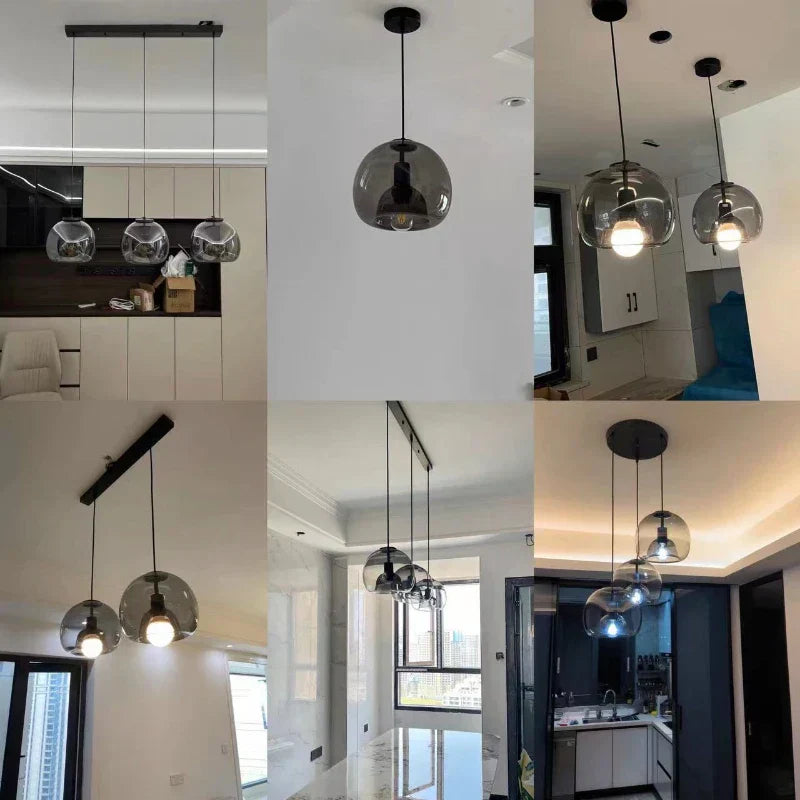 Scandinavische Glazen Hanglamp - Luxe Design voor Woonkamer en Eetkamer