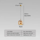 Minimalistische Glazen Hanglamp - Elegante en Strakke Verlichting voor Elke Ruimte