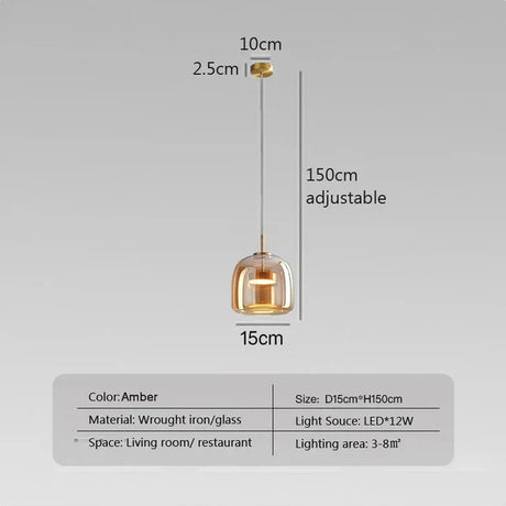 Minimalistische Glazen Hanglamp - Elegante en Strakke Verlichting voor Elke Ruimte