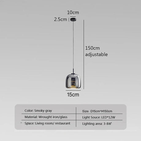 Minimalistische Glazen Hanglamp - Elegante en Strakke Verlichting voor Elke Ruimte
