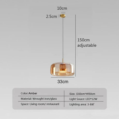 Minimalistische Glazen Hanglamp - Elegante en Strakke Verlichting voor Elke Ruimte